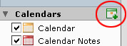 Click on New Calendar